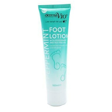 Derma V10 Peppermint Tea Tree Oil Foot Lotion 100ml