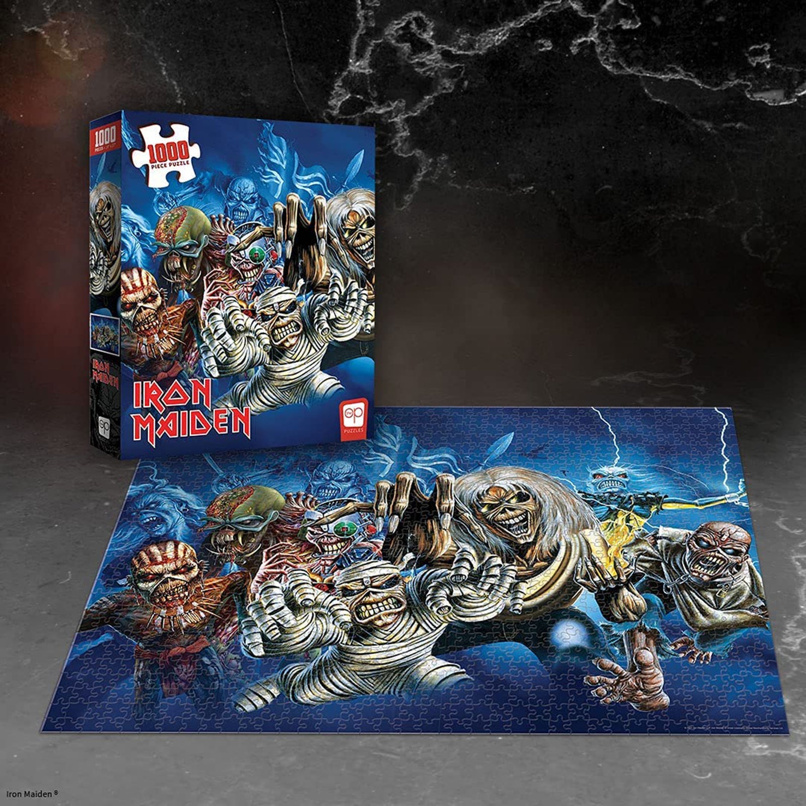 USAopoly Iron Maiden Faces Of Eddie 1000 Piece Puzzle