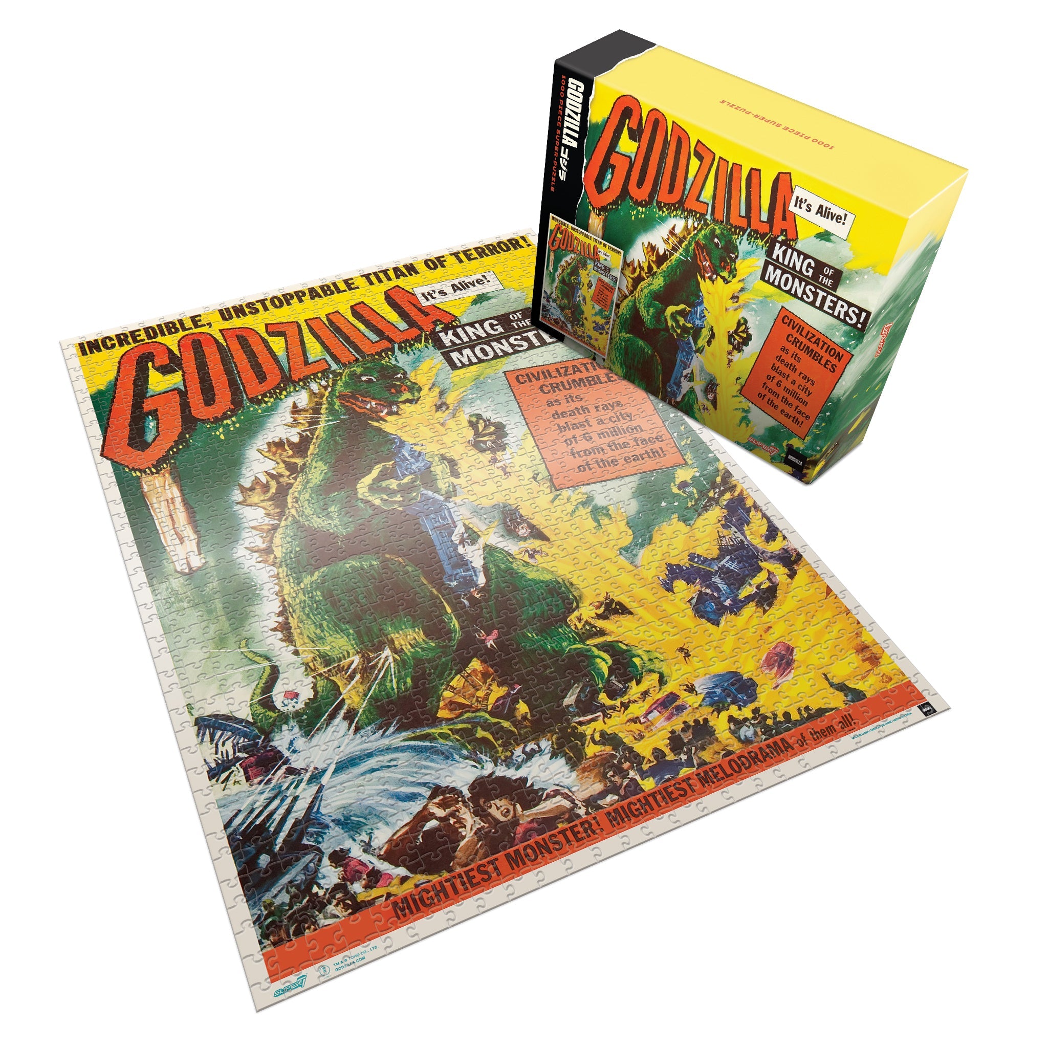 Toho Puzzle - Godzilla King of Monsters (U.S. release One Sheet Poster)