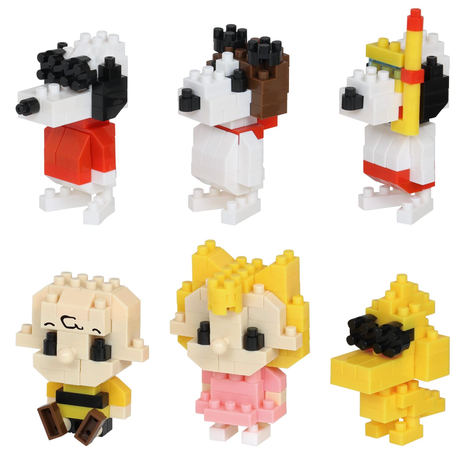 Nanoblock Mini Nano Peanuts Vol.3 (Box) Nbmc_39S 1Box = 6 Pieces, 6 Types In Total