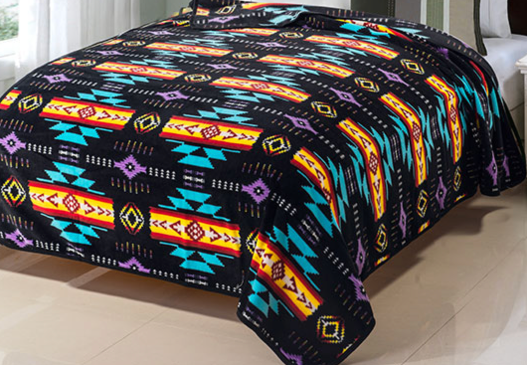 Navajo Polar Fleece Blankets 60x80