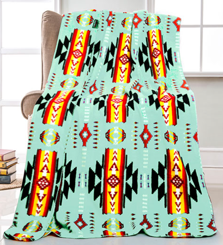 Navajo Polar Fleece Blankets 60x80