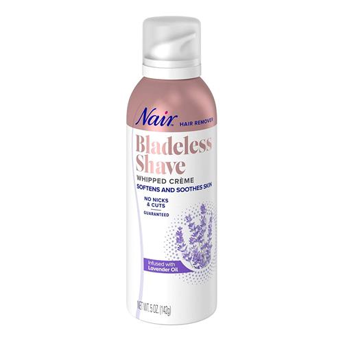 Nair Hair Remover Blade-Less Shave Whipped Crème, Painless Hair Removal, 5 Oz