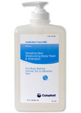 Gentle Rain Shampoo and Body Wash Extra Mild 21 oz. Bottle Scented Case of 12