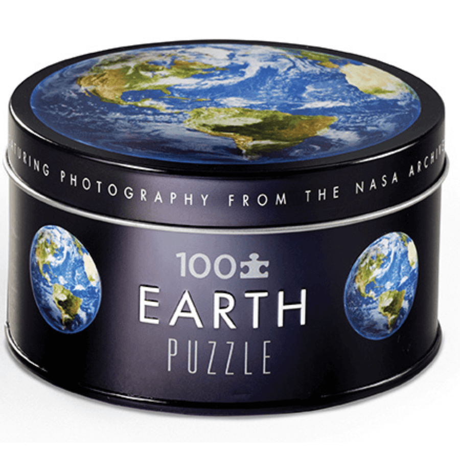 Crocodile Creek 100 Piece Earth Puzzle in tin