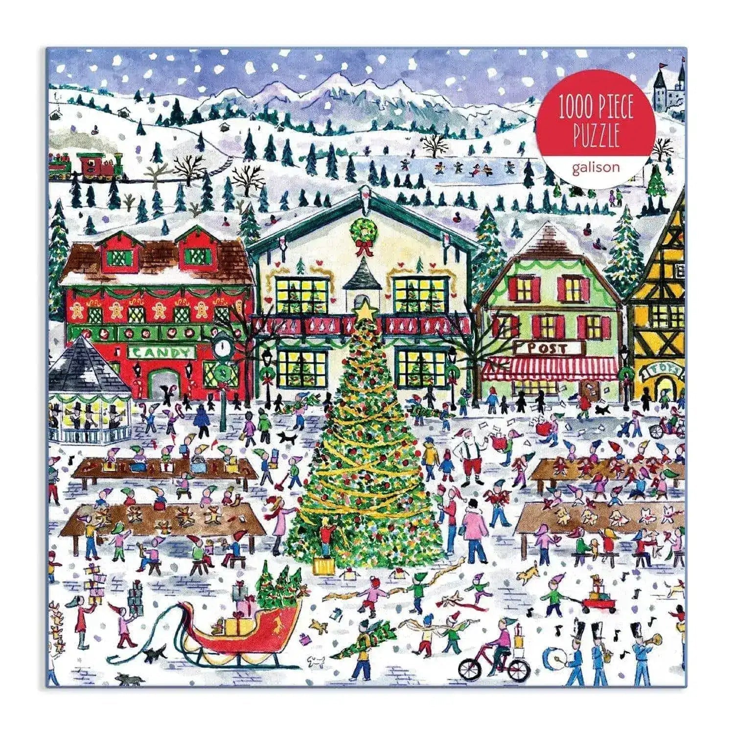 Michael Storrings Santa's Village 1000 Piece Puzzle