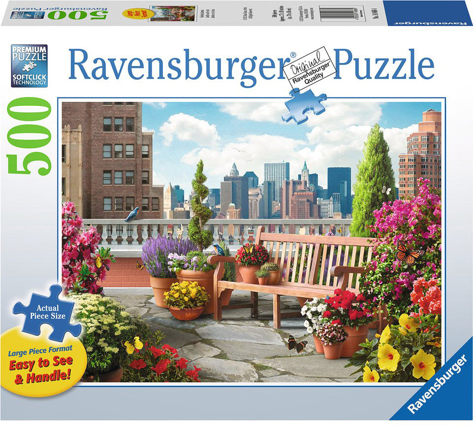 Rooftop Garden 500 pc Large Format Puzzle